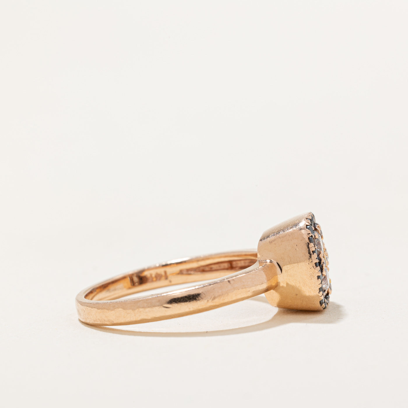 Black & White Diamond Ring | 0.022ctw, 0.38ctw | SZ 7 |