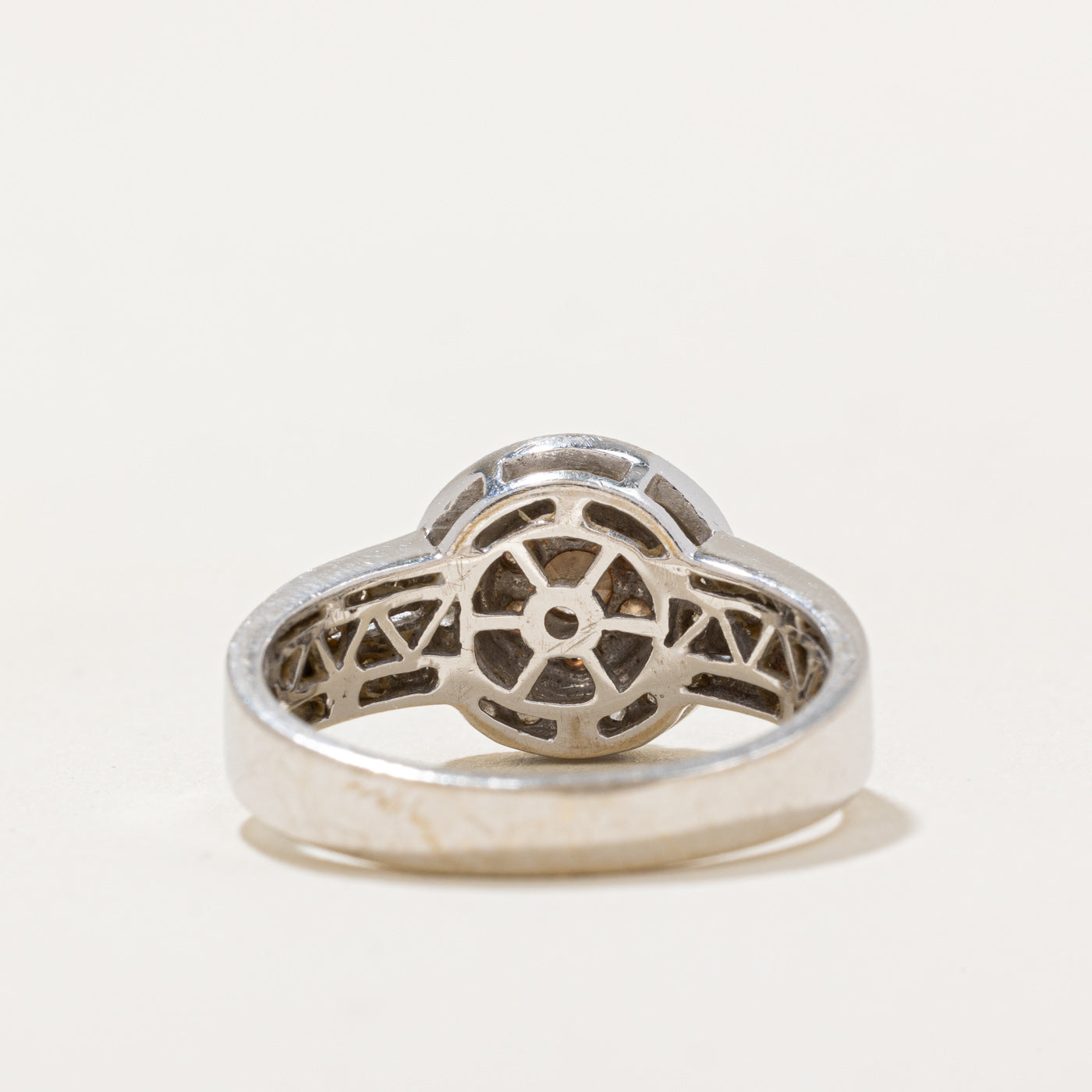Light Brown & White Diamond Ring | 0.26ctw, 0.17ctw | SZ 7 |