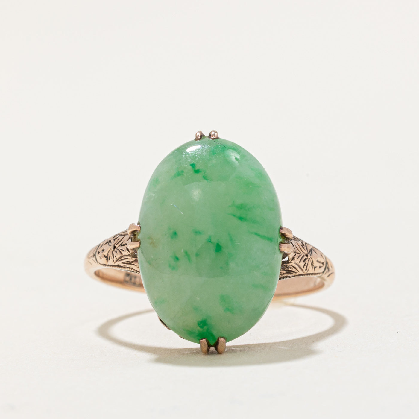 Dyed Jadeite Cocktail Ring | 7.50ct | SZ 7.25 |