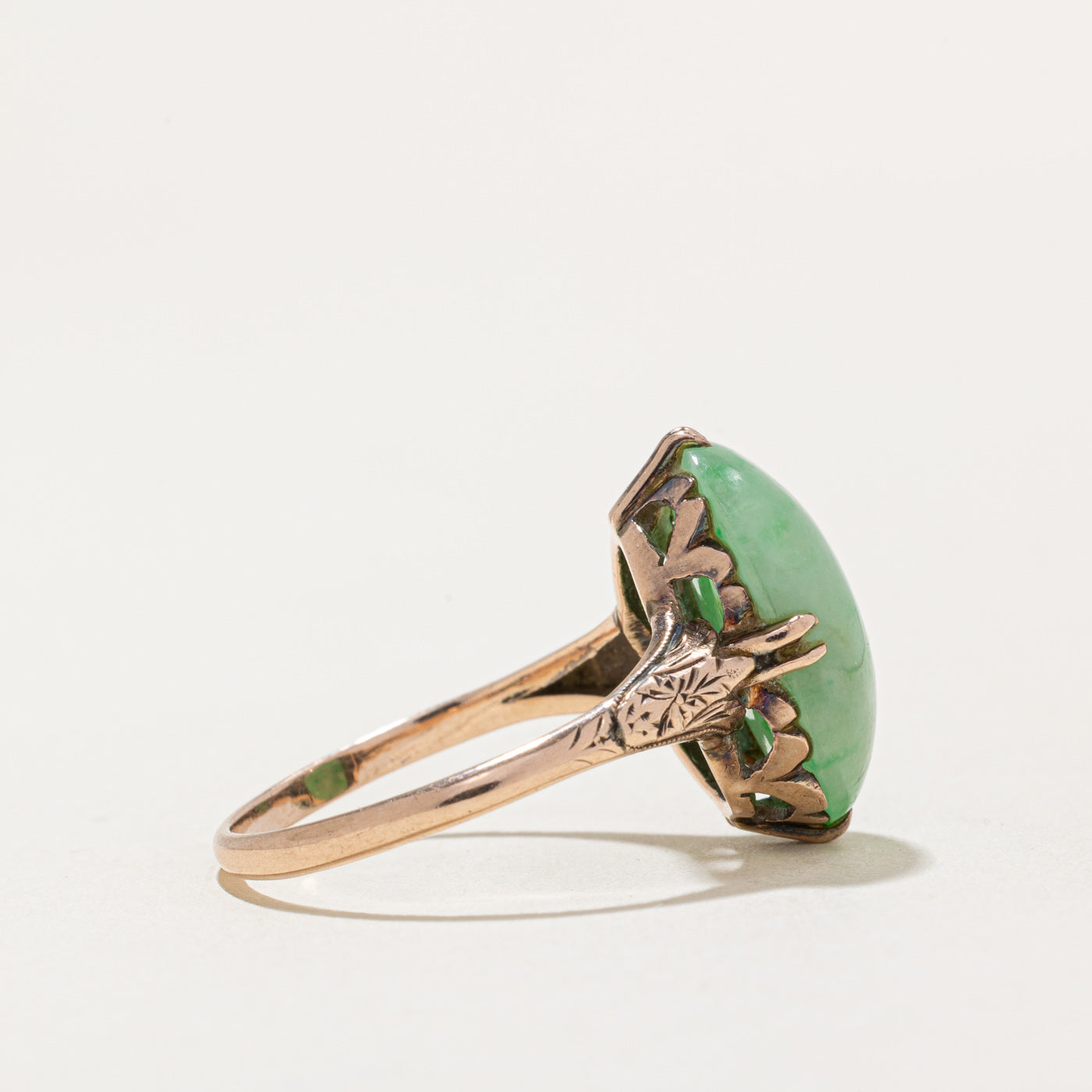 Dyed Jadeite Cocktail Ring | 7.50ct | SZ 7.25 |