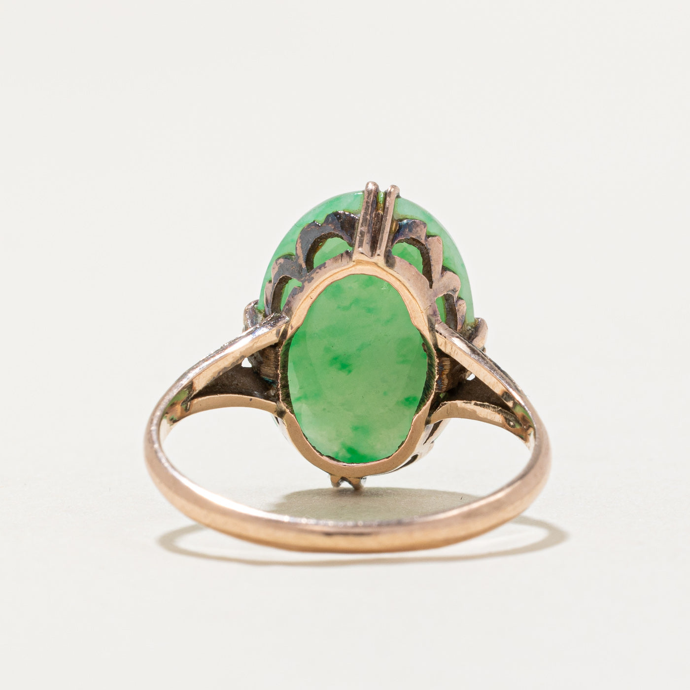 Dyed Jadeite Cocktail Ring | 7.50ct | SZ 7.25 |