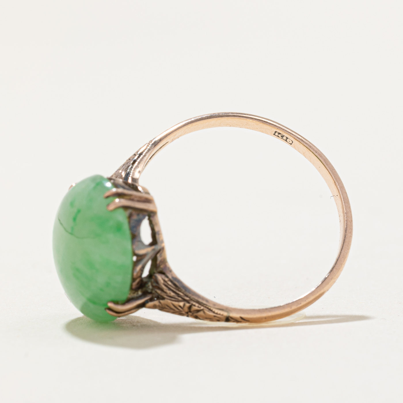 Dyed Jadeite Cocktail Ring | 7.50ct | SZ 7.25 |