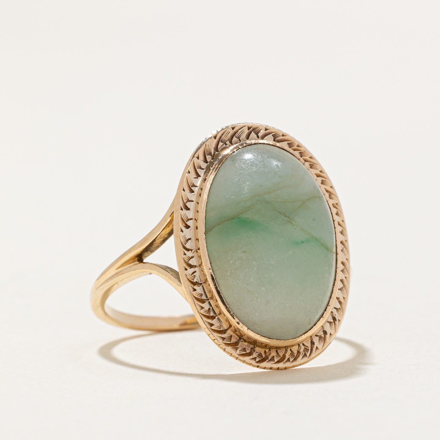 Dyed Jadeite Cocktail Ring | 6.00ct | SZ 7.5 |
