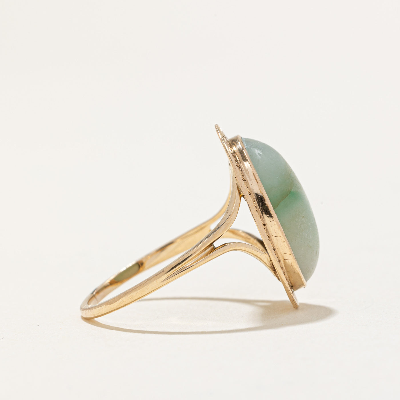 Dyed Jadeite Cocktail Ring | 6.00ct | SZ 7.5 |