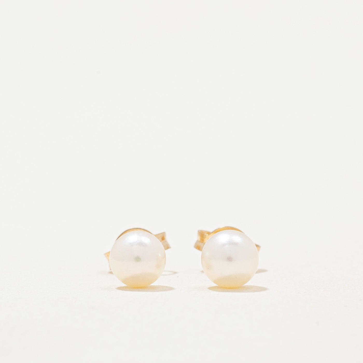 Boucles d'oreilles puces en perles de culture | 1,20 ct |
