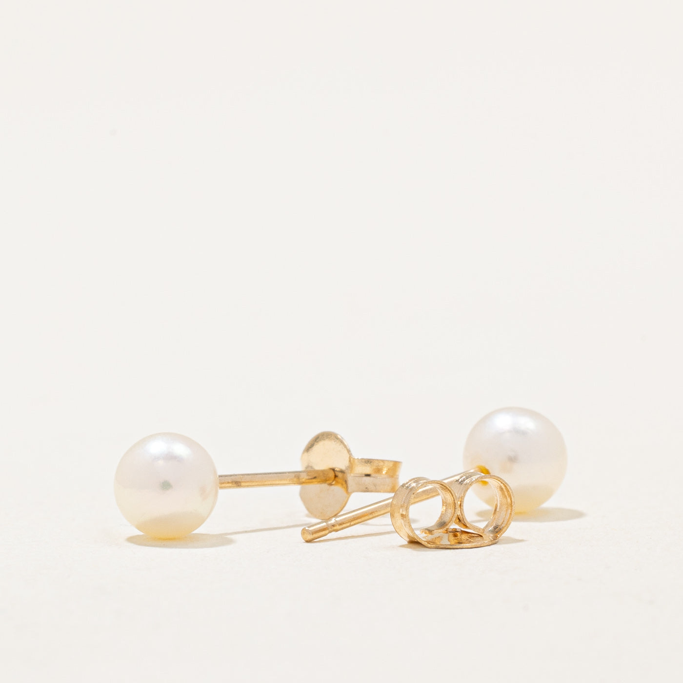 Boucles d'oreilles puces en perles de culture | 1,20 ct |