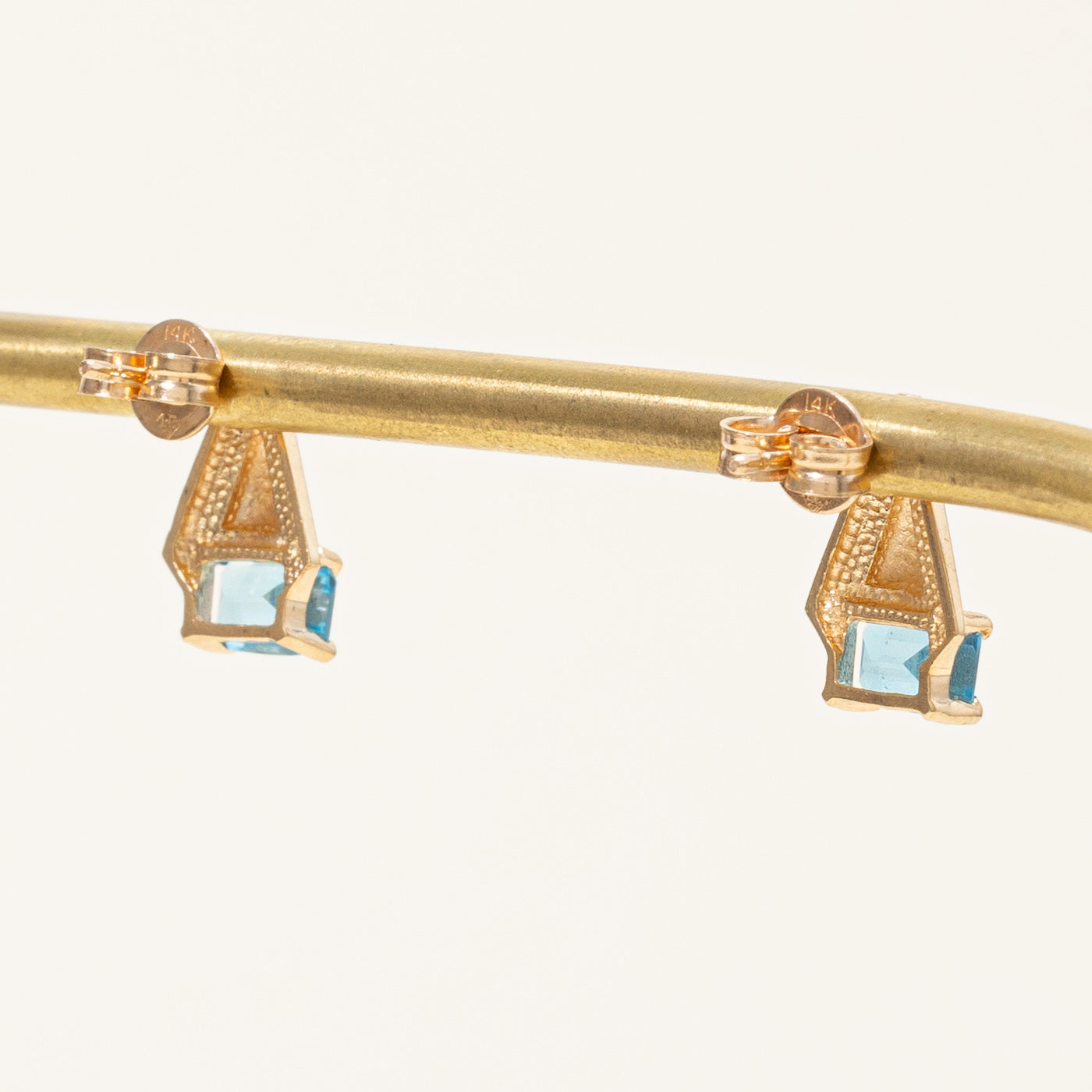 Blue Topaz Earrings | 1.50ctw |