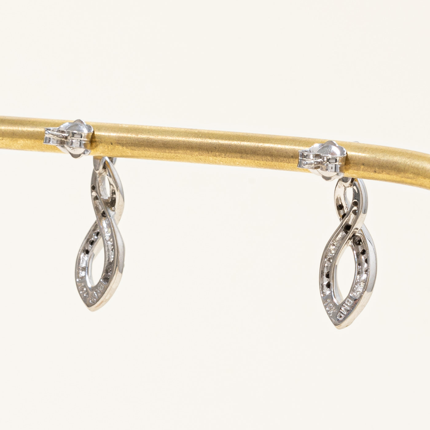 Black & White Diamond Earrings | 0.13ctw, 0.08ctw |