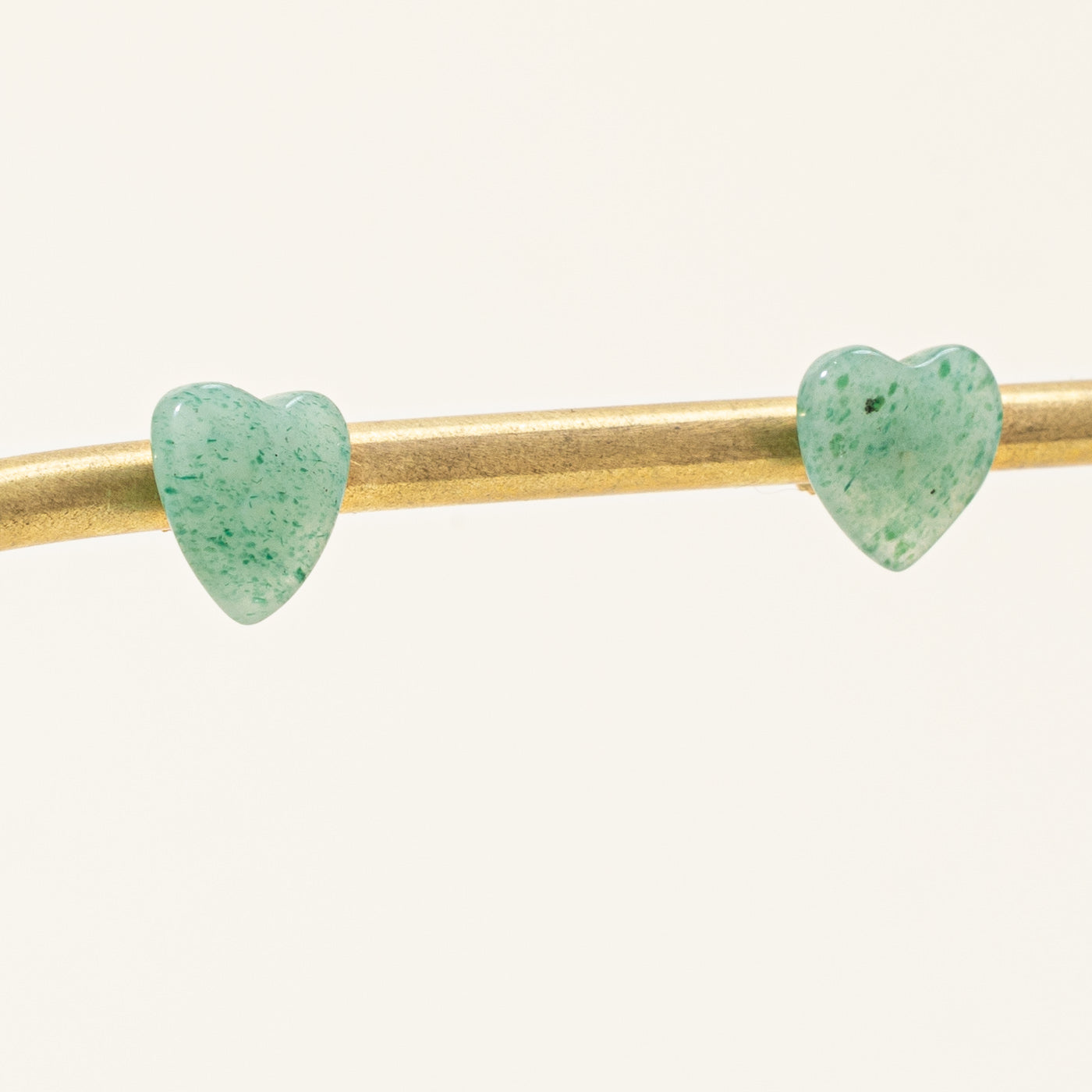 Aventurine Quartz Heart Earrings | 5.00ctw |