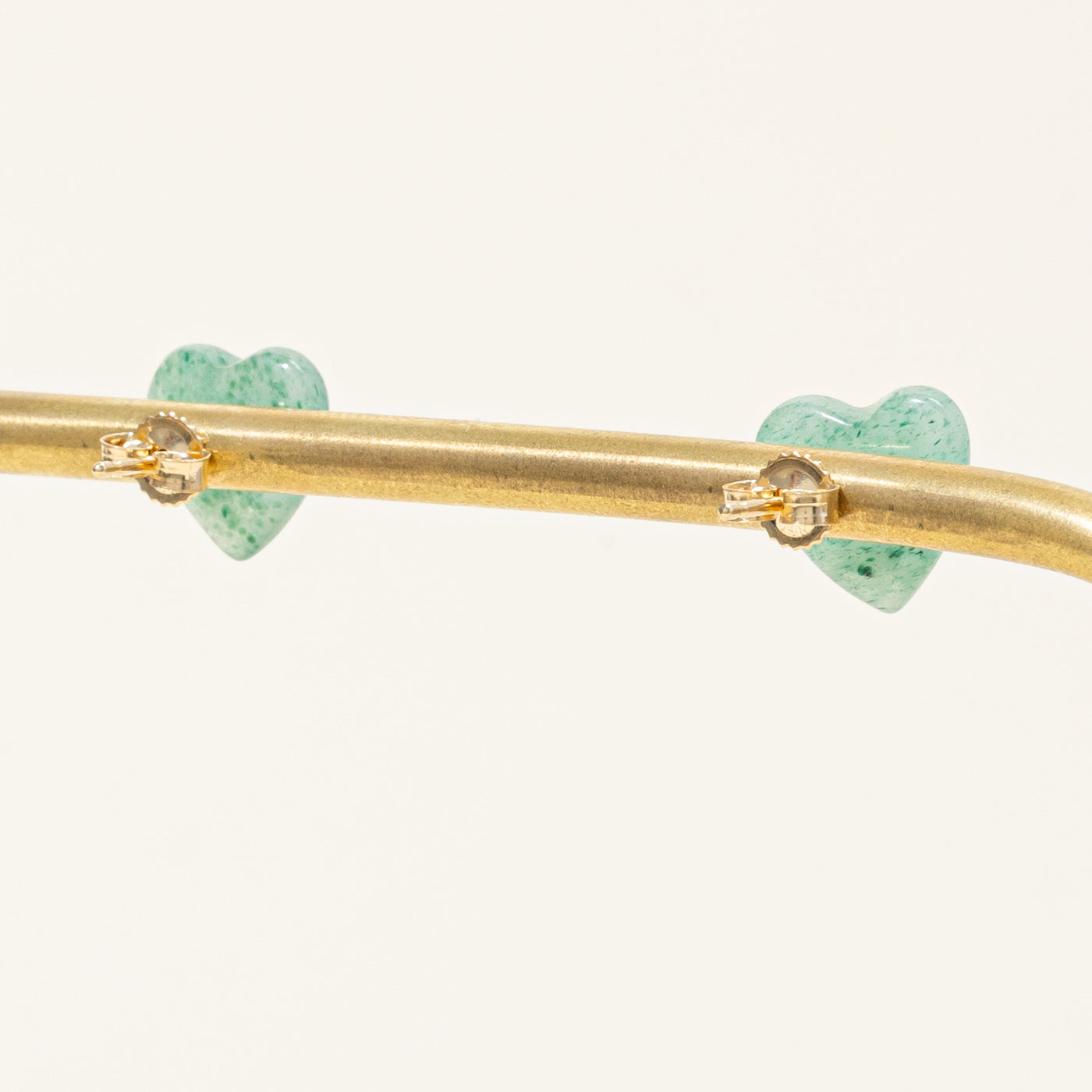 Aventurine Quartz Heart Earrings | 5.00ctw |