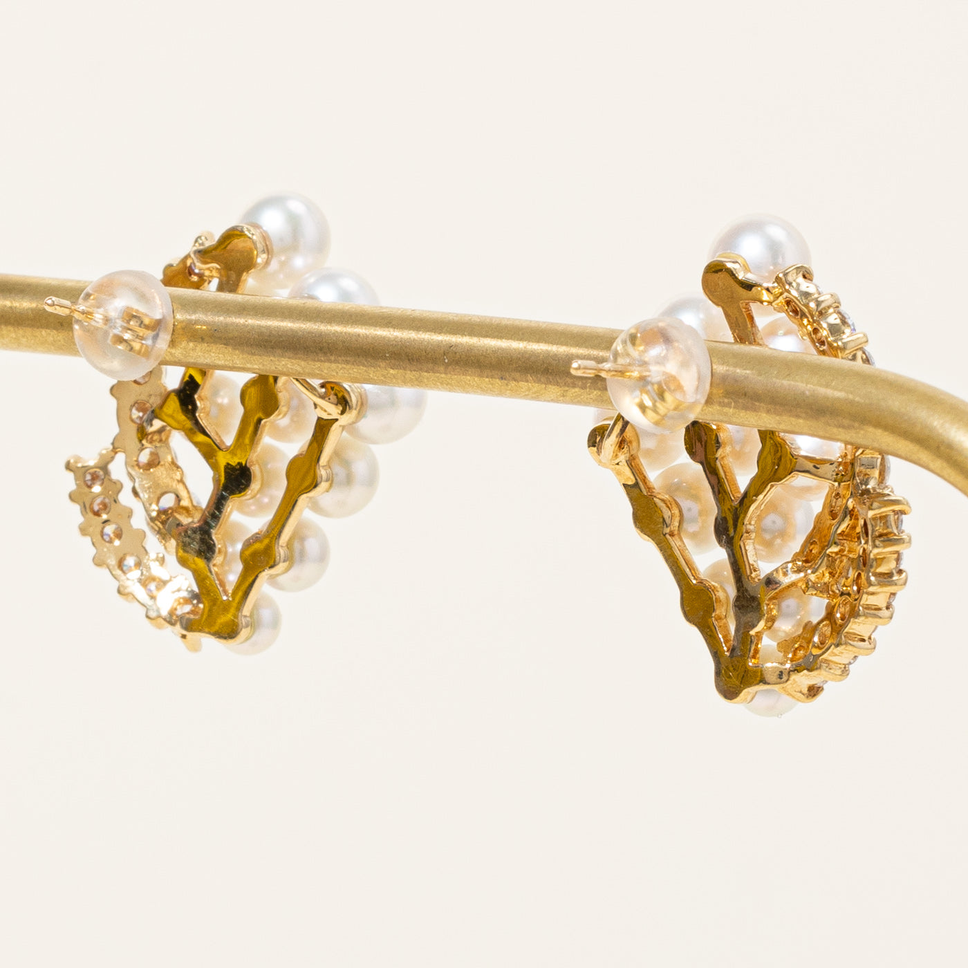 Pearl & Diamond Earrings | 12.76ctw, 1.10ctw |