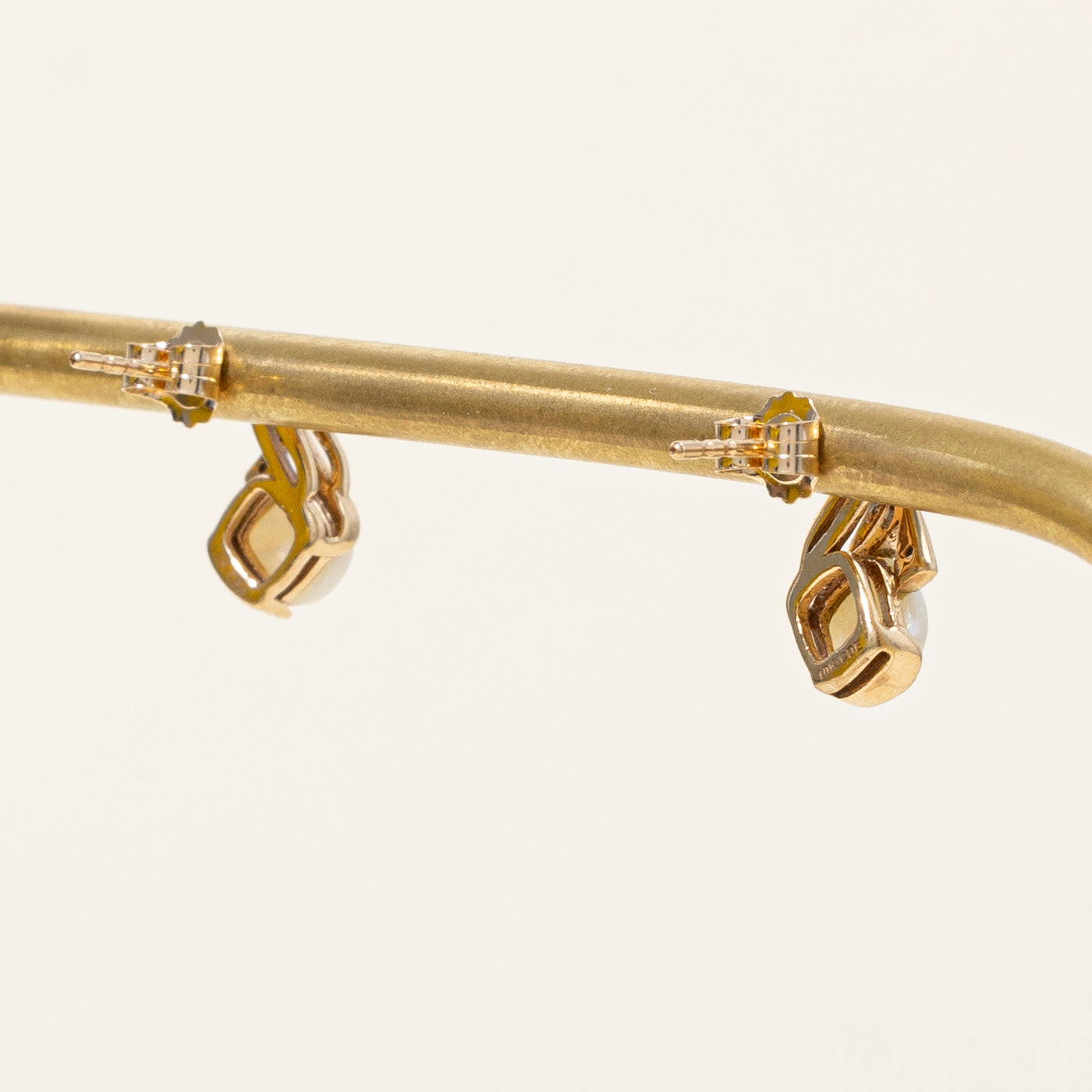 Opal & Diamond Earrings | 1.10ctw, 0.01ctw |
