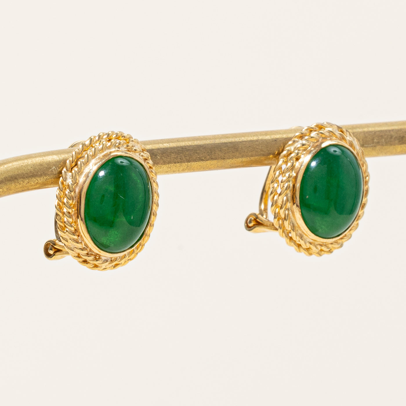 Dyed Green Chalcedony Earrings | 5.00ctw |