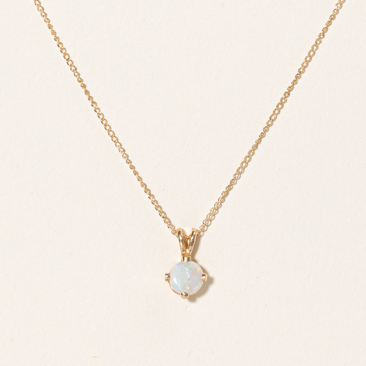 Opal Pendant Necklace | 0.29ct | 18" |