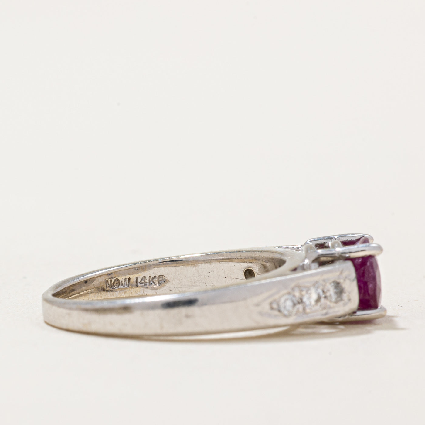 Ruby & Diamond Cocktail Ring | 0.60ct, 0.06ctw | SZ 4.75 |