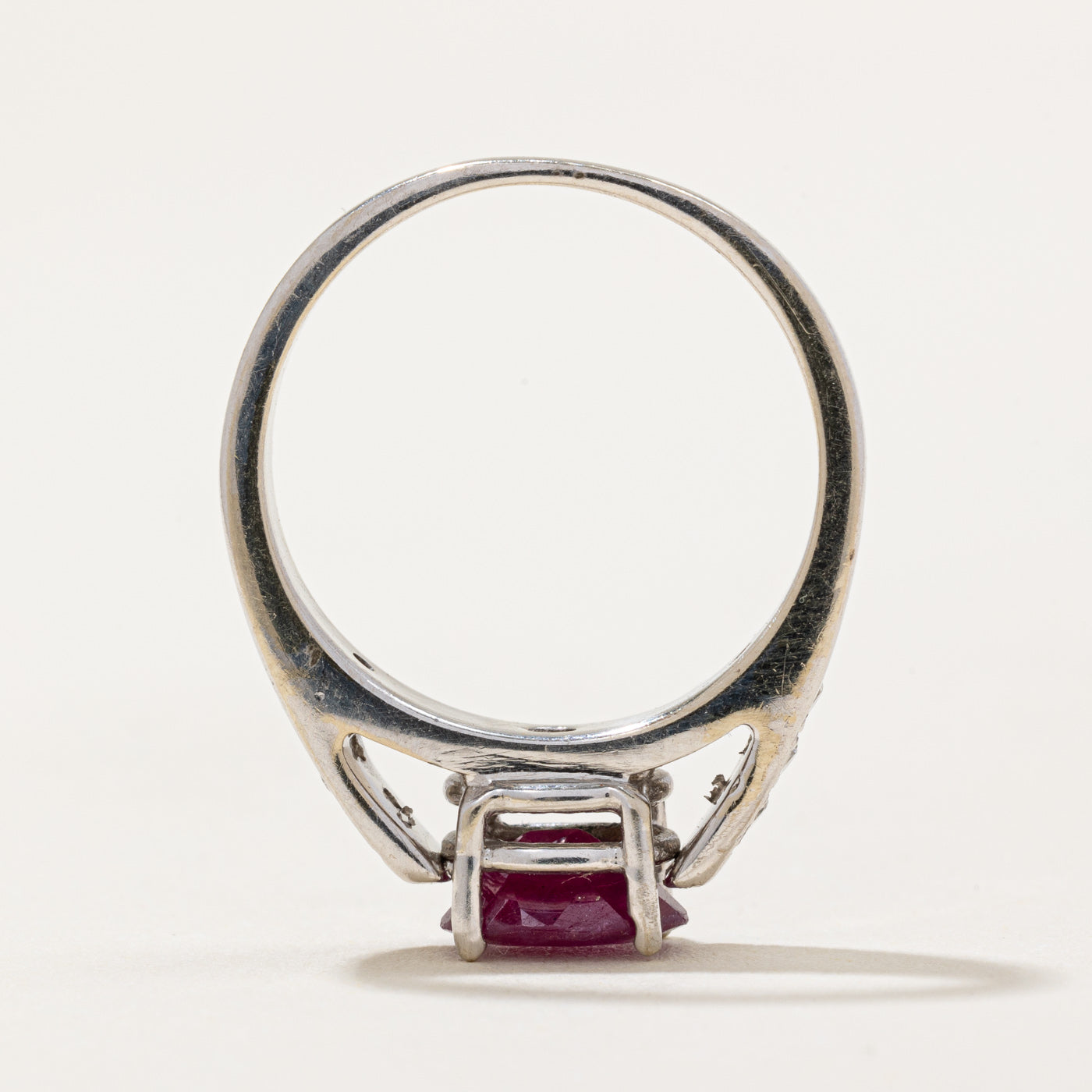 Ruby & Diamond Cocktail Ring | 0.60ct, 0.06ctw | SZ 4.75 |