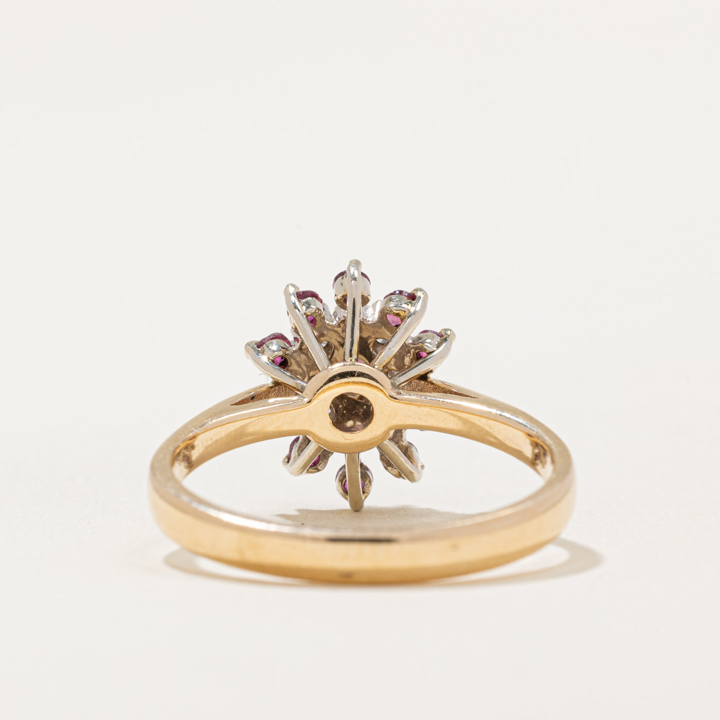 Ruby & Diamond Cocktail Ring | 0.20ctw, 0.08ctw | SZ 6.75 |