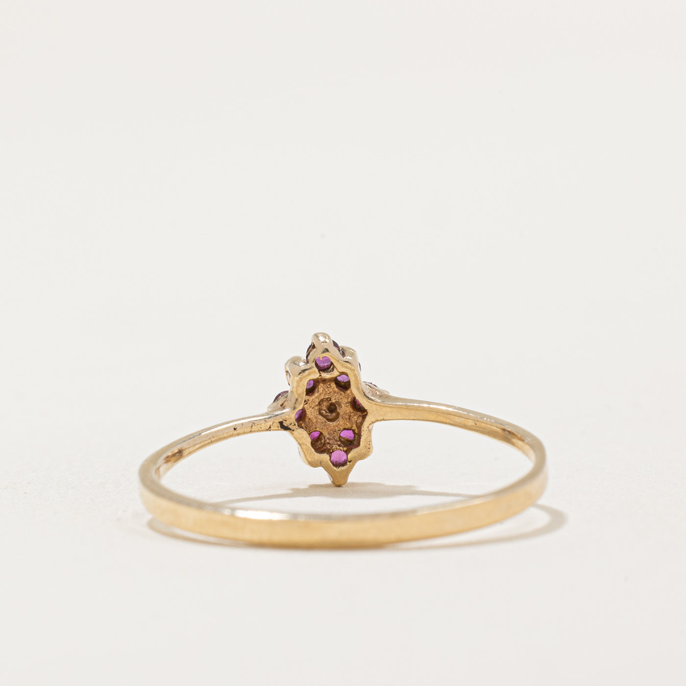 Ruby & Diamond Ring | 0.15ctw, 0.005ct | SZ 8.25 |