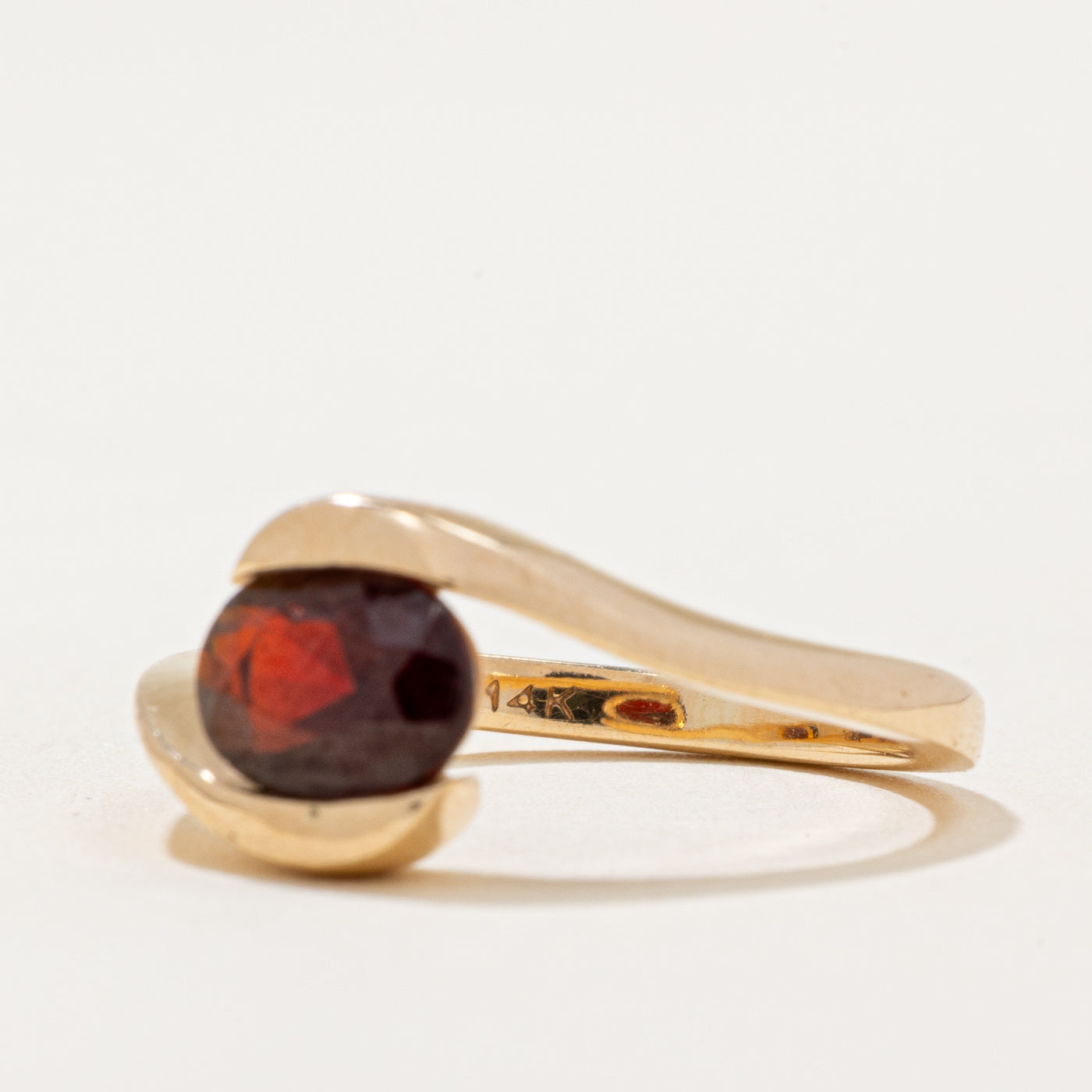 Tension Set Garnet Ring | 1.50ct | SZ 7.25 |