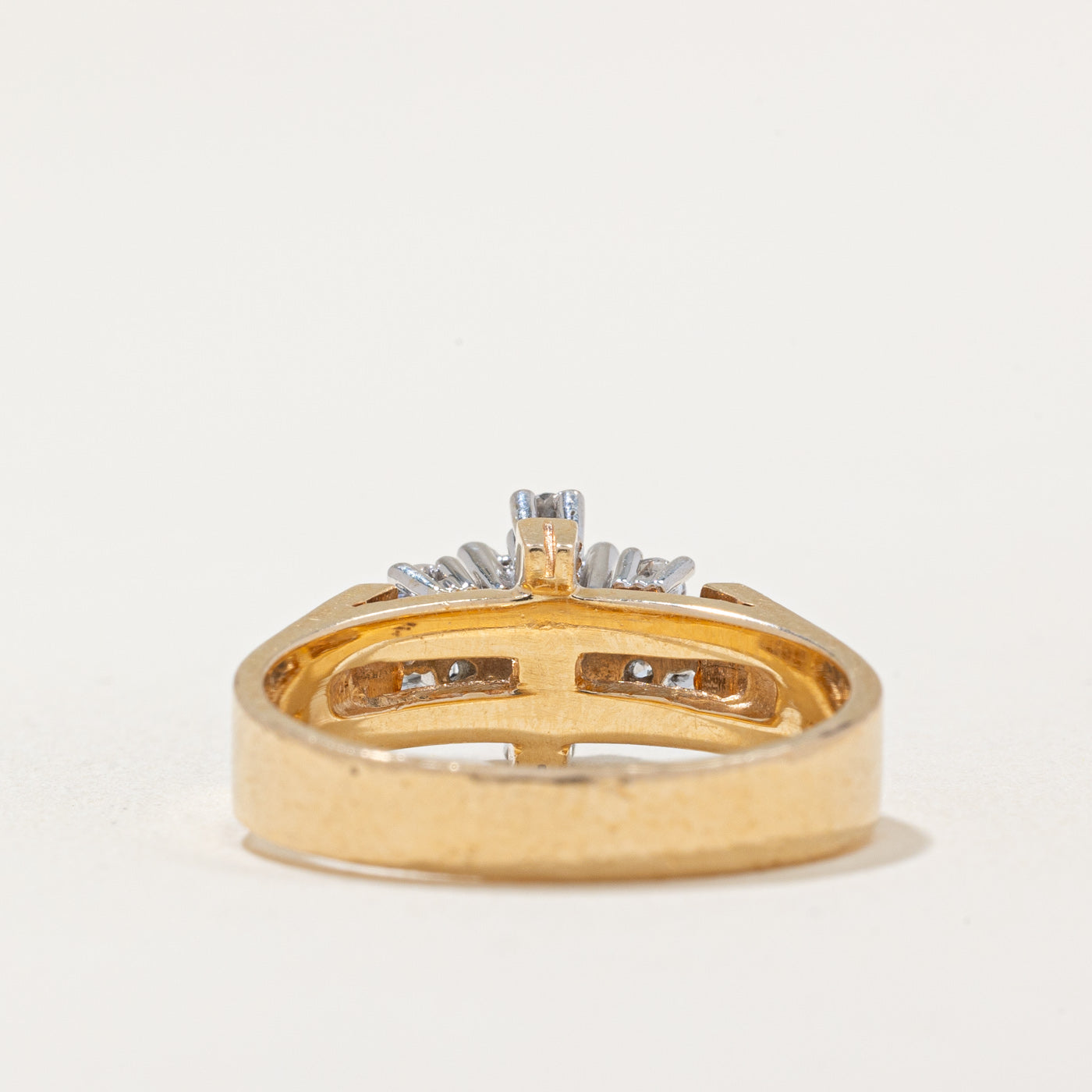 Ruby & Diamond Cocktail Ring | 0.12ct, 0.12ctw | SZ 6 |