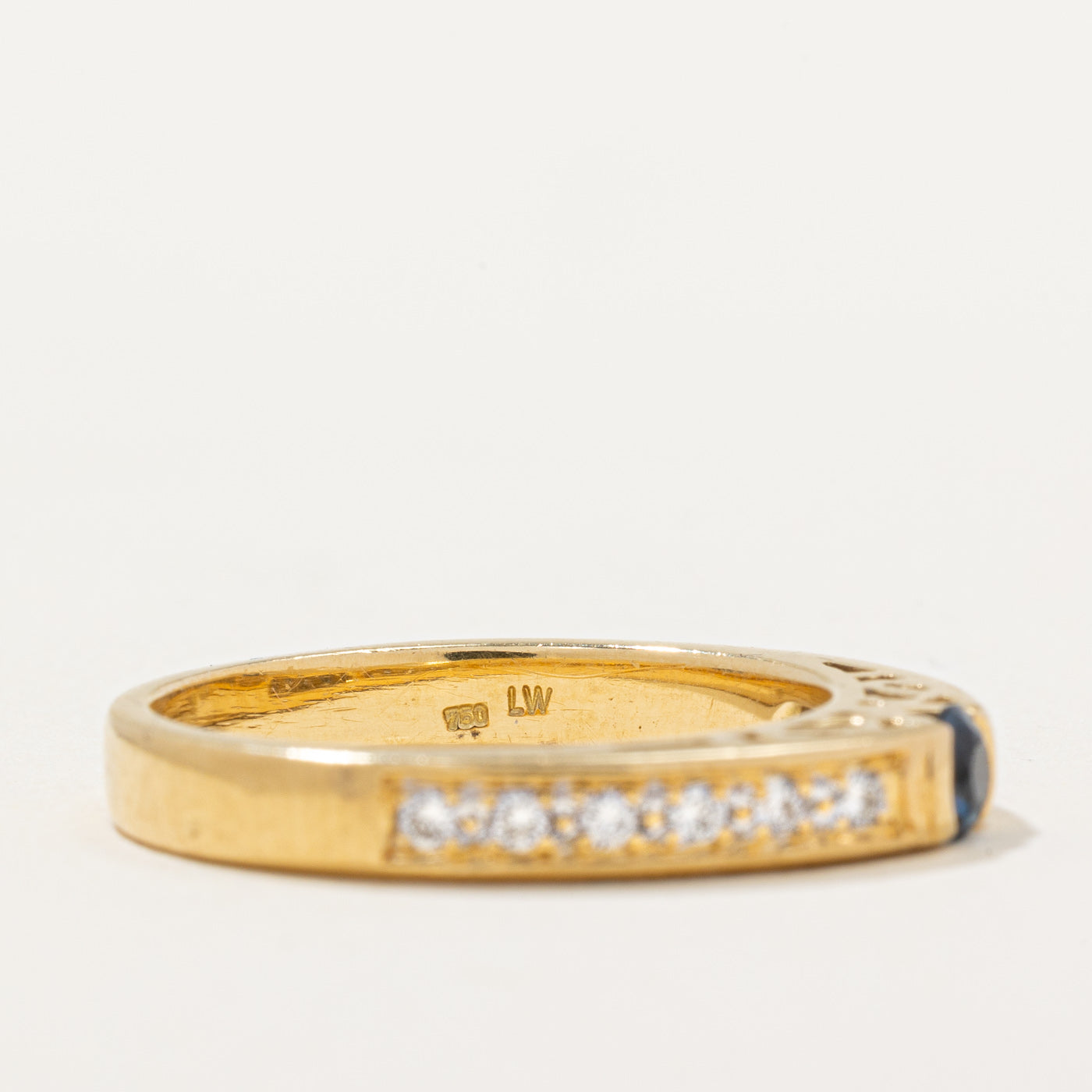 Diamond & Sapphire Ring | 0.22ctw, 0.18ct | SZ 7.75 |