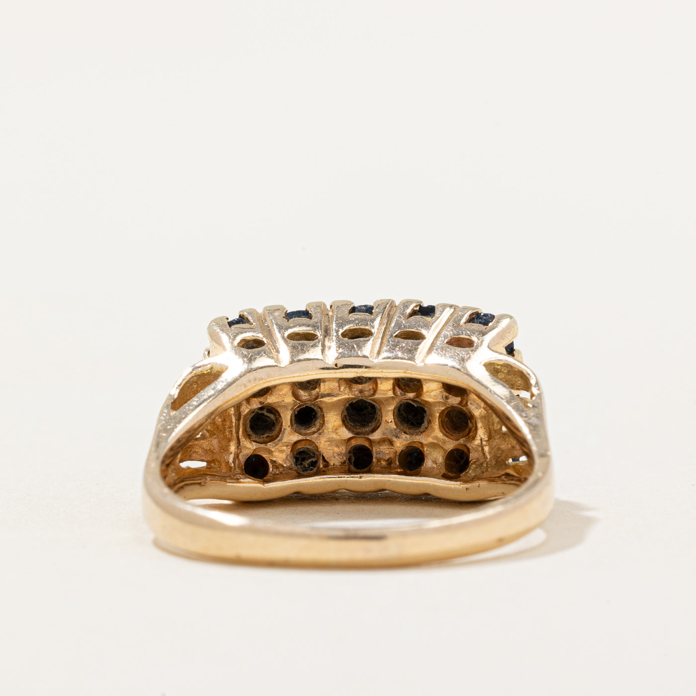 Sapphire & Diamond Cocktail Ring | 0.96ctw, 0.24ctw | SZ 6.5 |