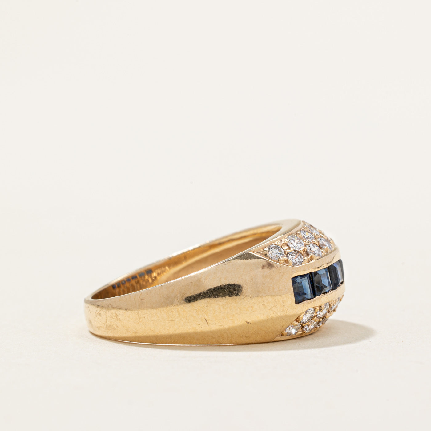 Sapphire & Diamond Cocktail Ring | 0.84ctw, 0.60ctw | SZ 5.25 |