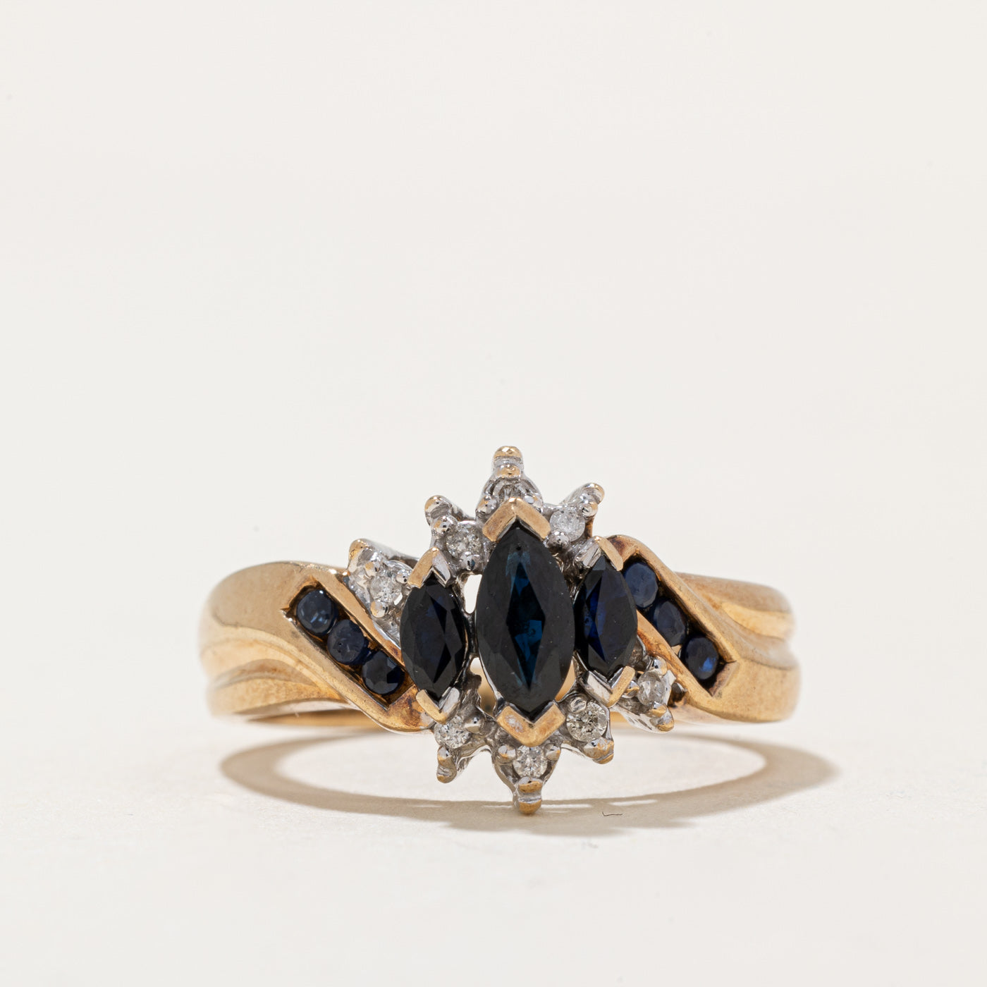 Sapphire & Diamond Ring | 0.37ctw, 0.03ctw | SZ 5.5 |