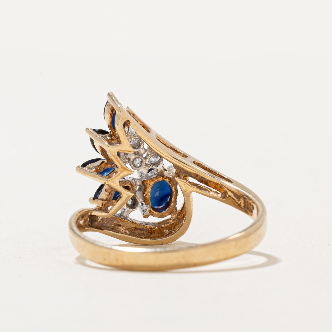 Sapphire & Diamond Cocktail Ring | 0.48ctw, 0.04ctw | SZ 7 |