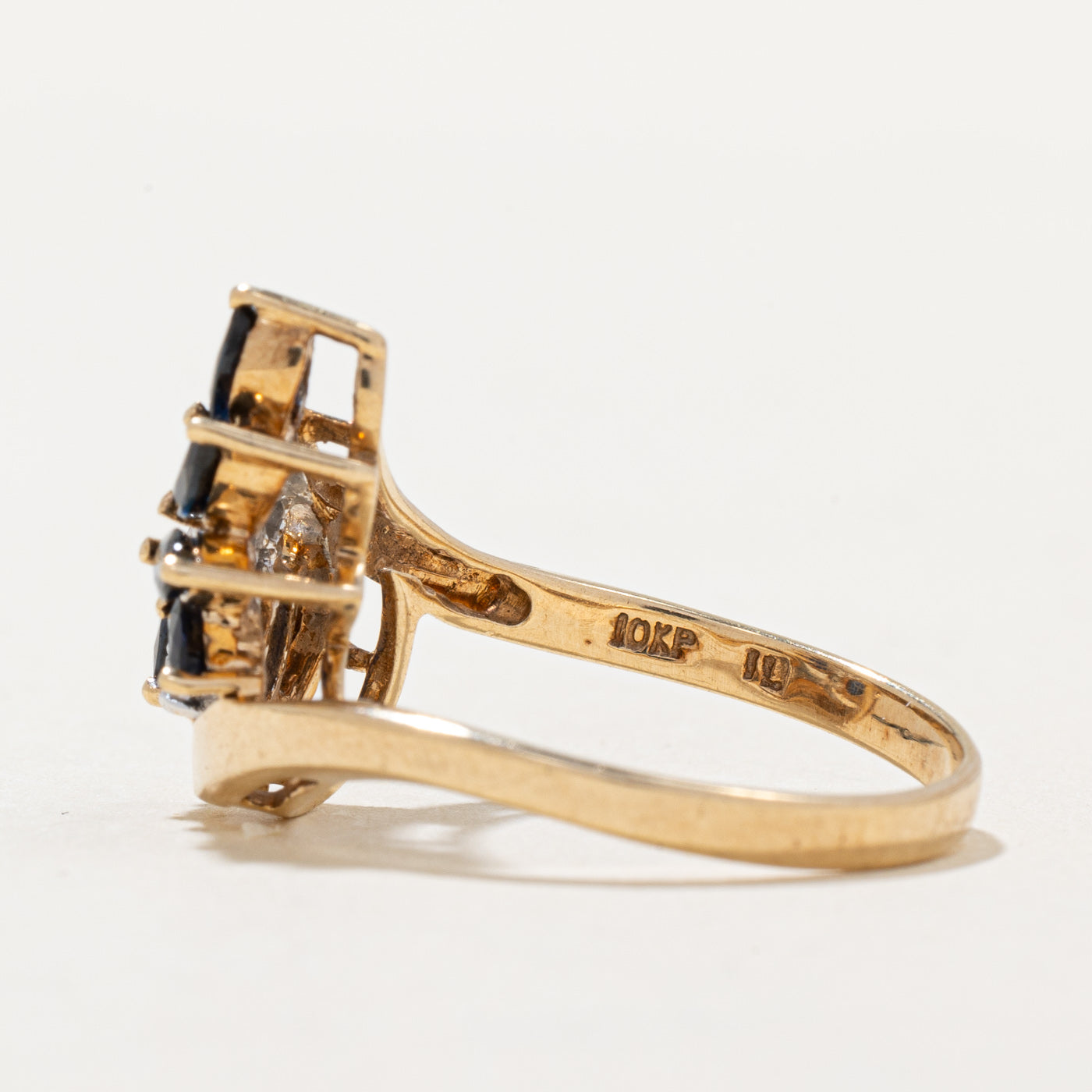 Sapphire & Diamond Cocktail Ring | 0.48ctw, 0.04ctw | SZ 7 |
