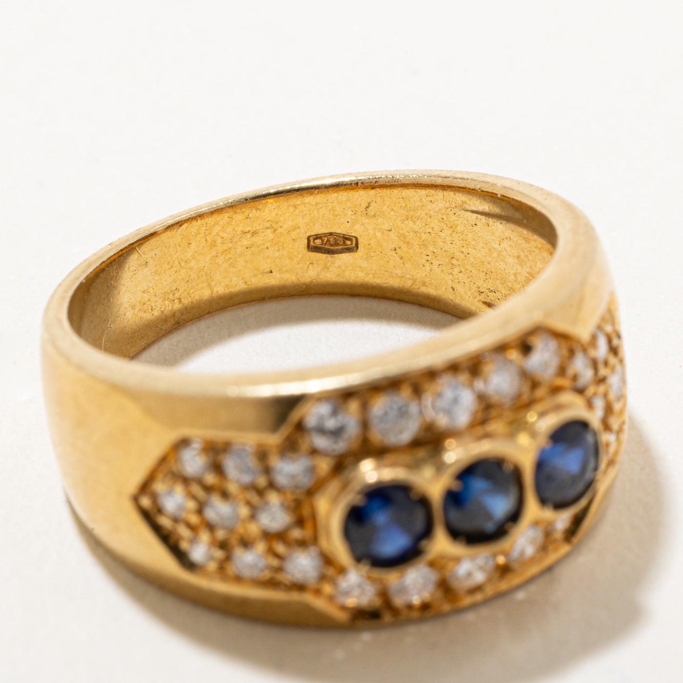 Sapphire & Diamond Cocktail Ring | 0.60ctw, 0.24ctw | SZ 6.5 |