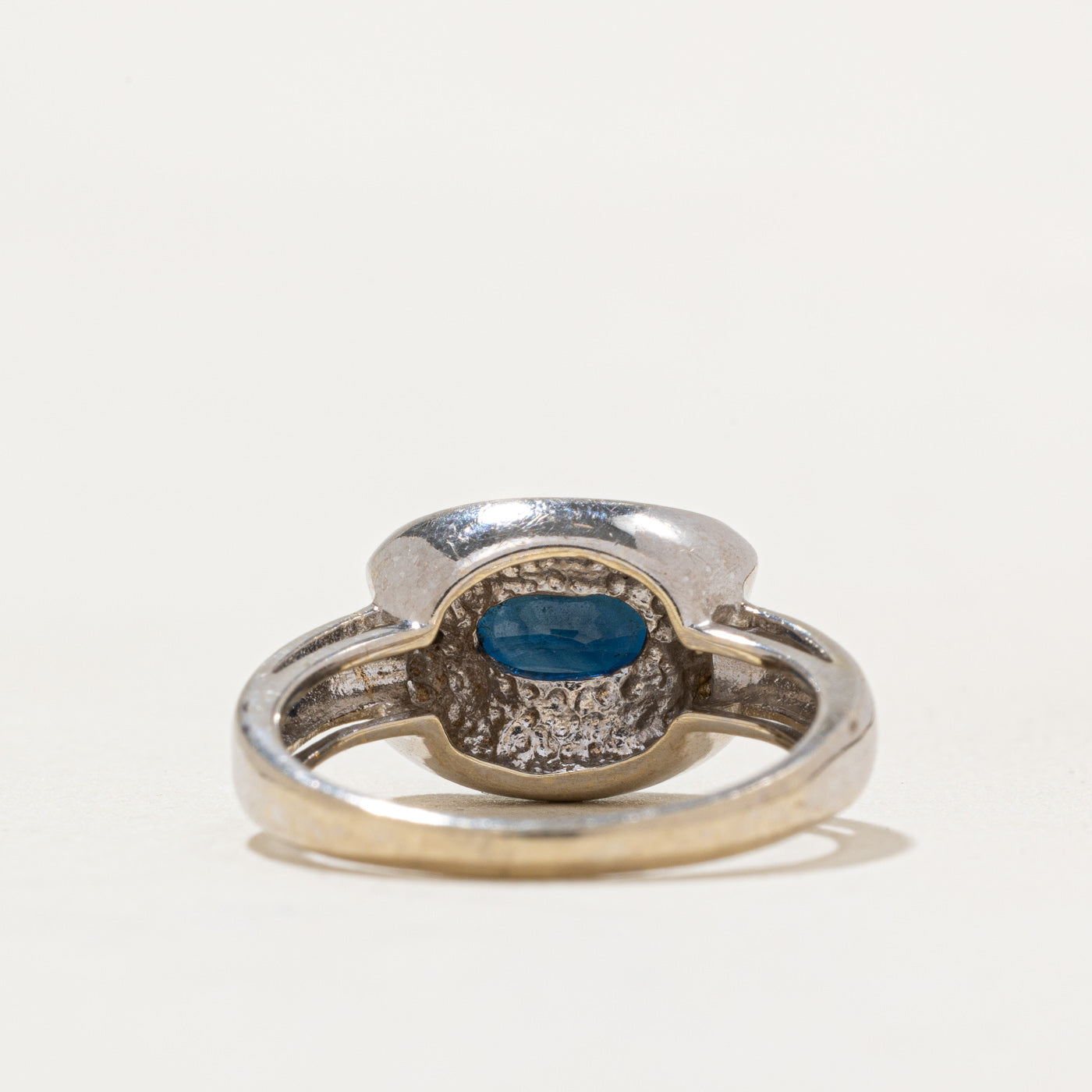 Tension Set Sapphire & Diamond Ring | 1.00ct, 0.05ctw | SZ 5 |
