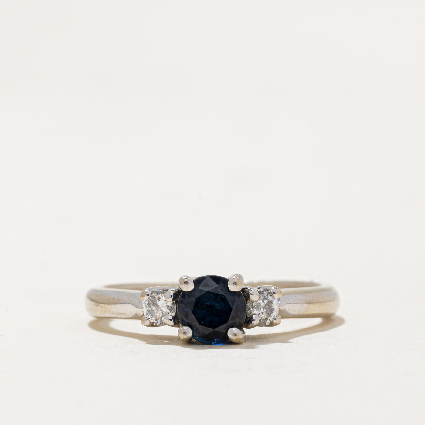 Sapphire & Diamond Ring | 0.65ct, 0.14ctw | SZ 6.25 |