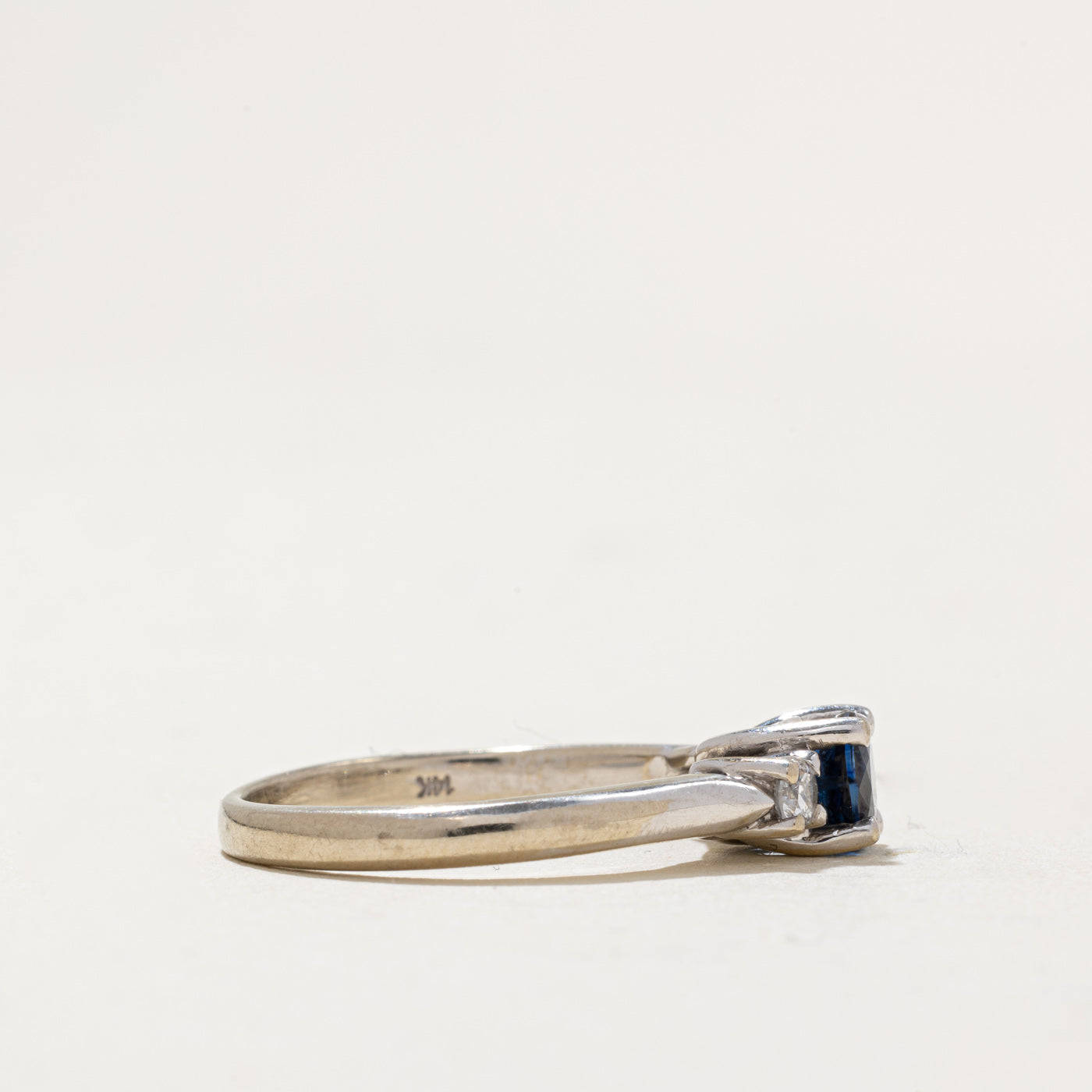 Sapphire & Diamond Ring | 0.65ct, 0.14ctw | SZ 6.25 |