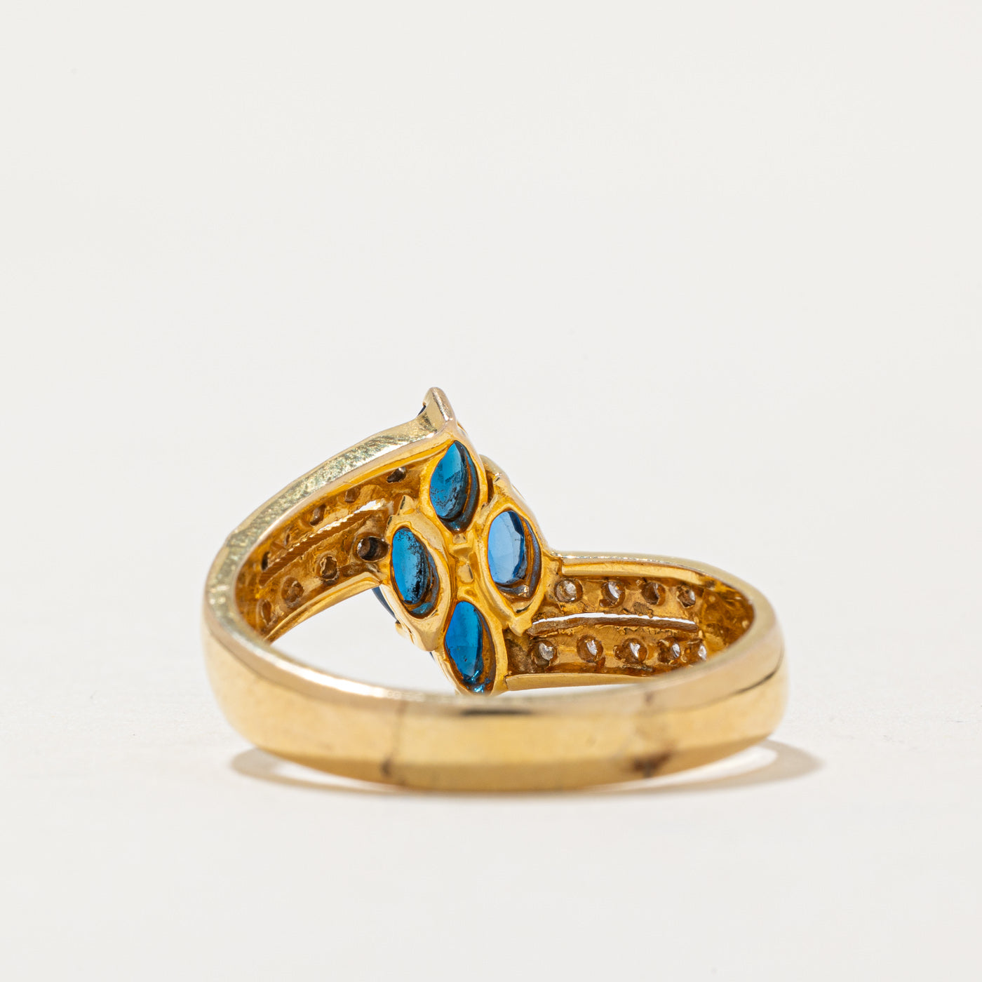 Synthetic Spinel & Natural Diamond Ring | 0.50ctw, 0.10ctw | SZ 7.75 |