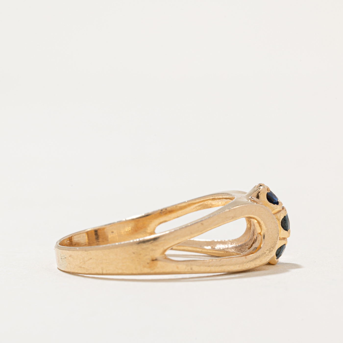 Sapphire Cocktail Ring | 0.36ctw | SZ 8 |