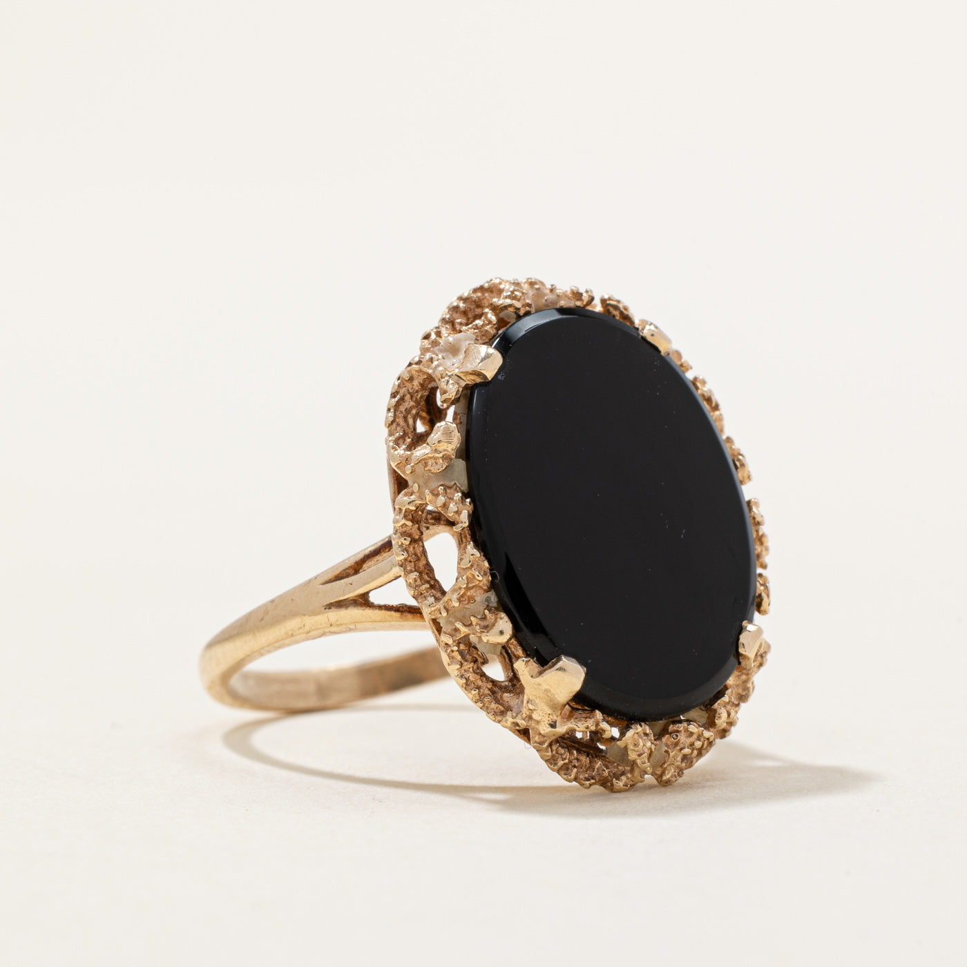 Onyx Cocktail Ring | 2.79ct | SZ 5.75 |