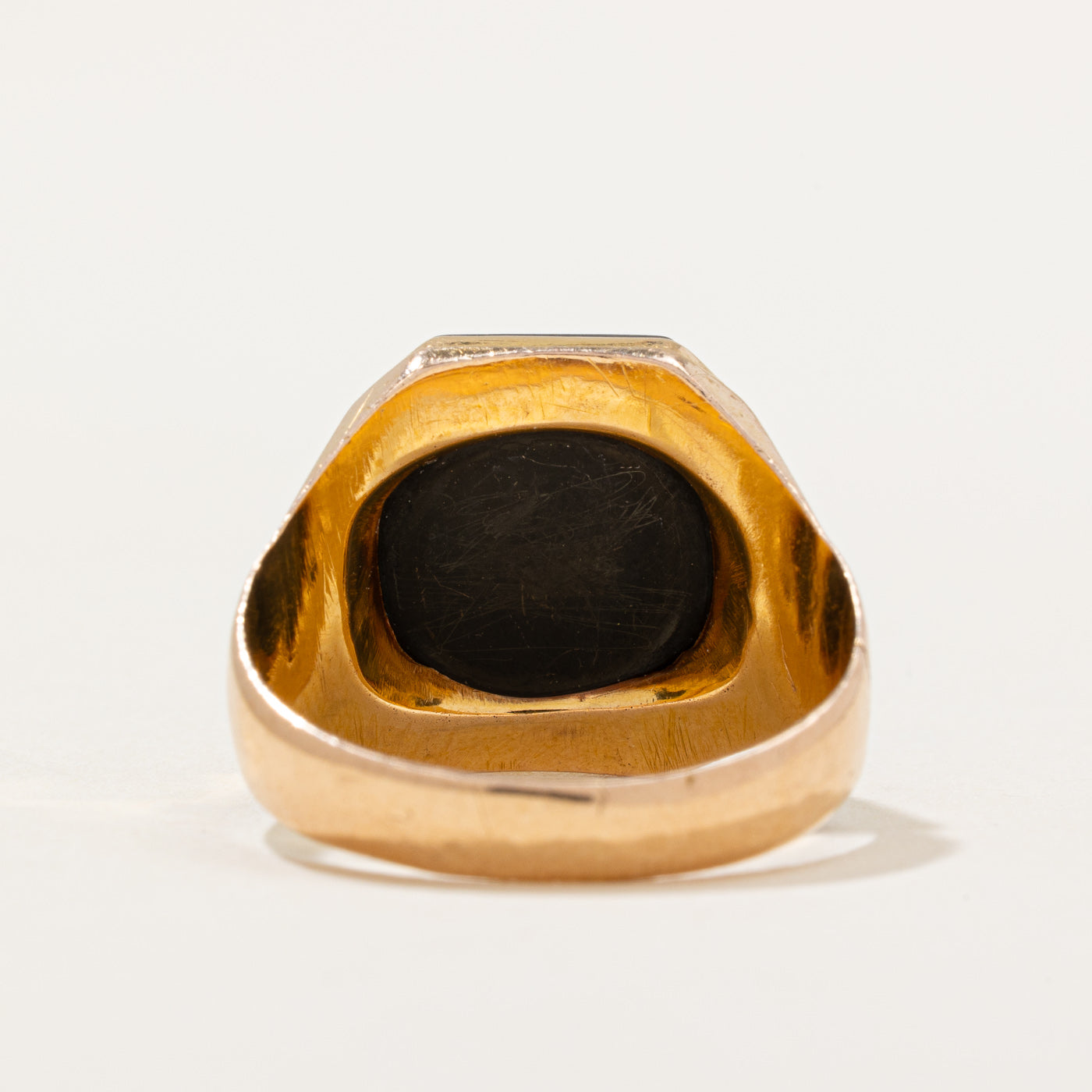 Hematite Signet Ring | 6.00ct | SZ 8 |