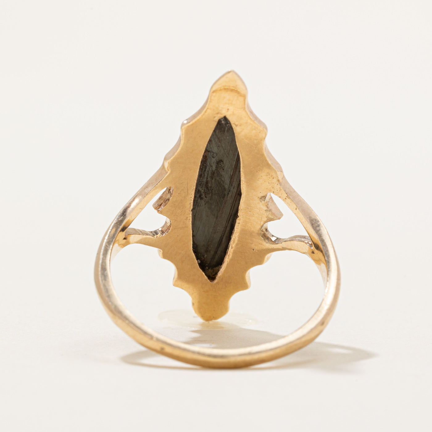 Navette Hematite Ring | 3.00ct | SZ 8.75 |