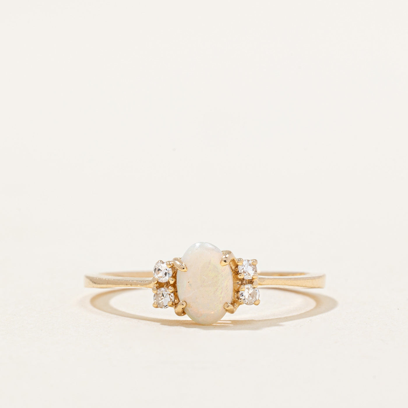 Opal & Diamond Ring | 0.20ct, 0.04ctw | SZ 5.5 |
