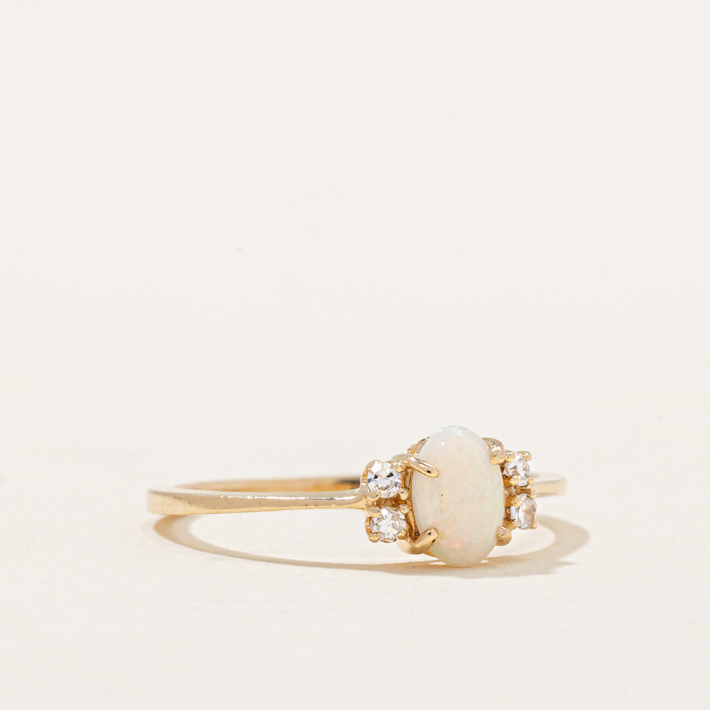 Opal & Diamond Ring | 0.20ct, 0.04ctw | SZ 5.5 |