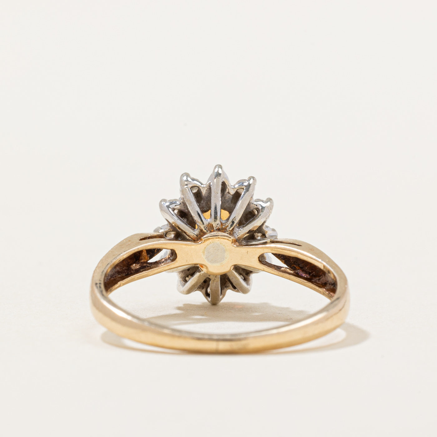 Opal & Diamond Halo Ring | 0.40ct, 0.06ctw | SZ 5 |