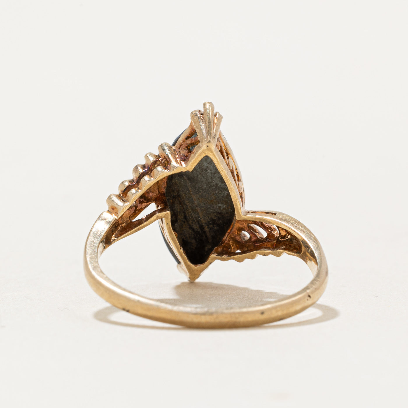 Hematite Marquise Ring | 2.50ct | SZ 6 |