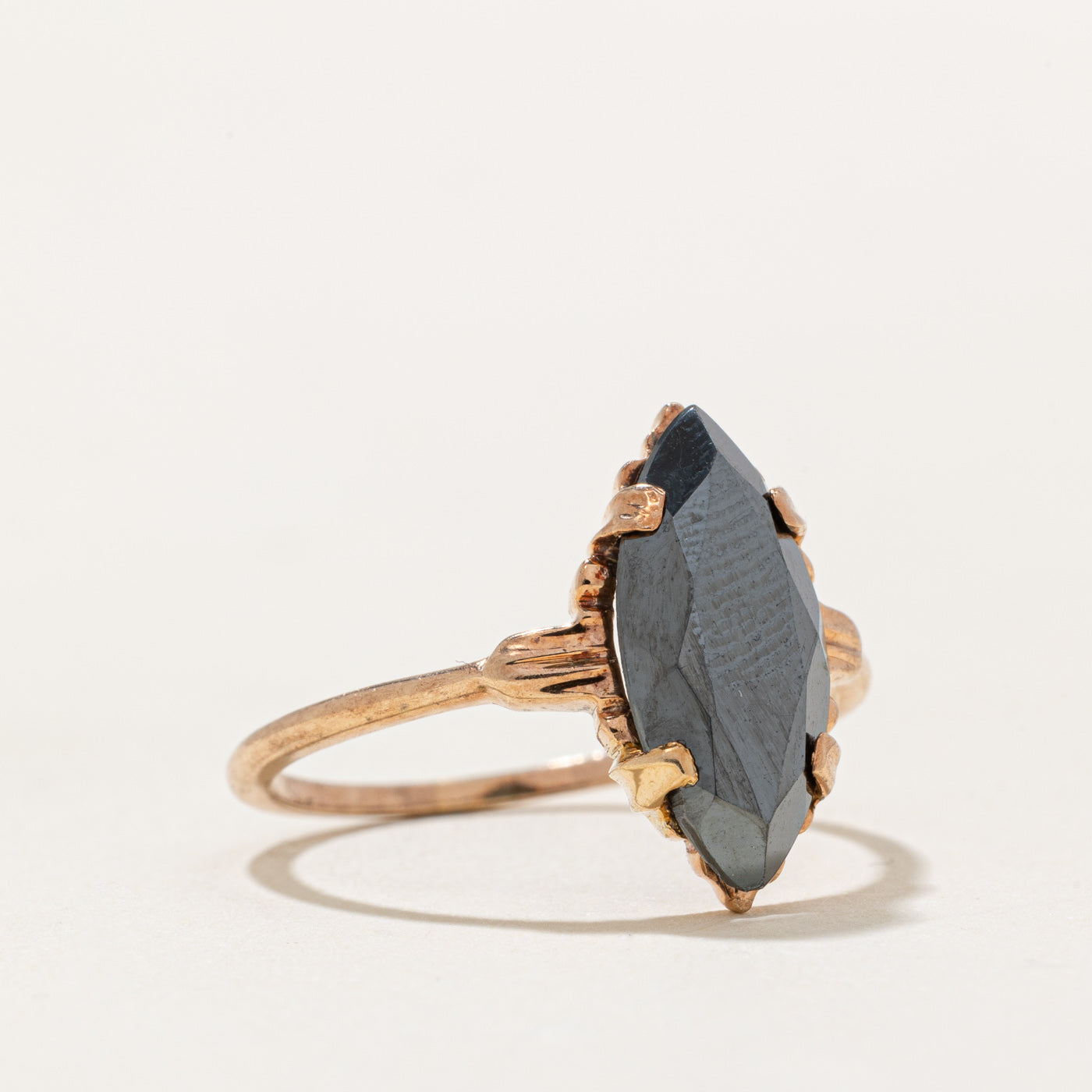 Hematite Marquise Ring | 2.00ct | SZ 7.75 |