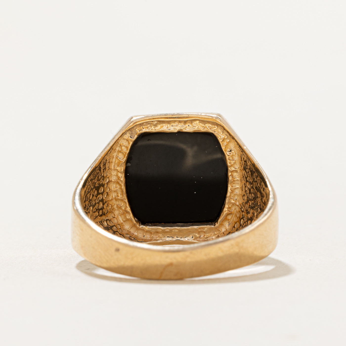 Bague en onyx | 3,00 ct | Taille 10,5 |