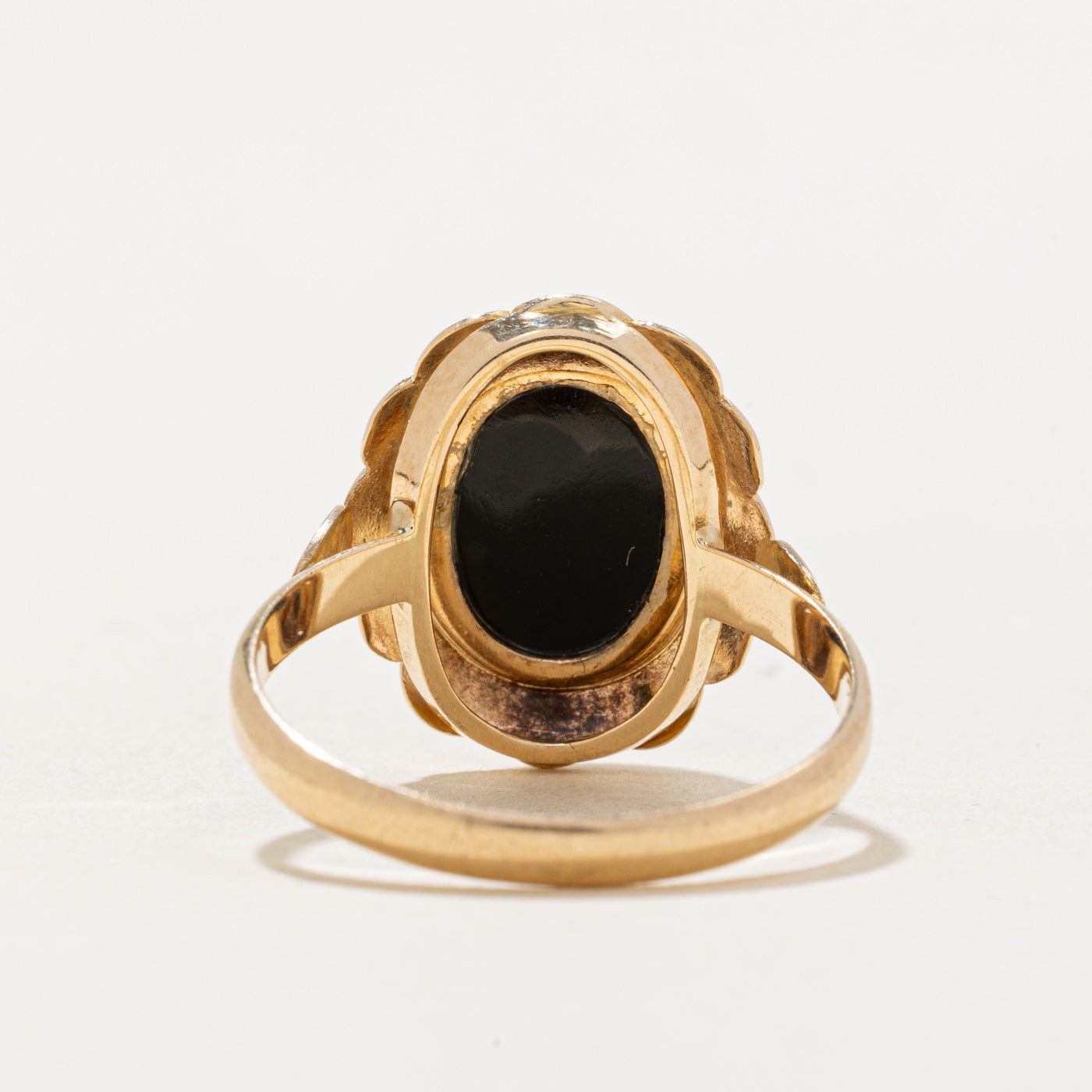 Onyx Oval Ring | 4.00ct | SZ 8.25 |