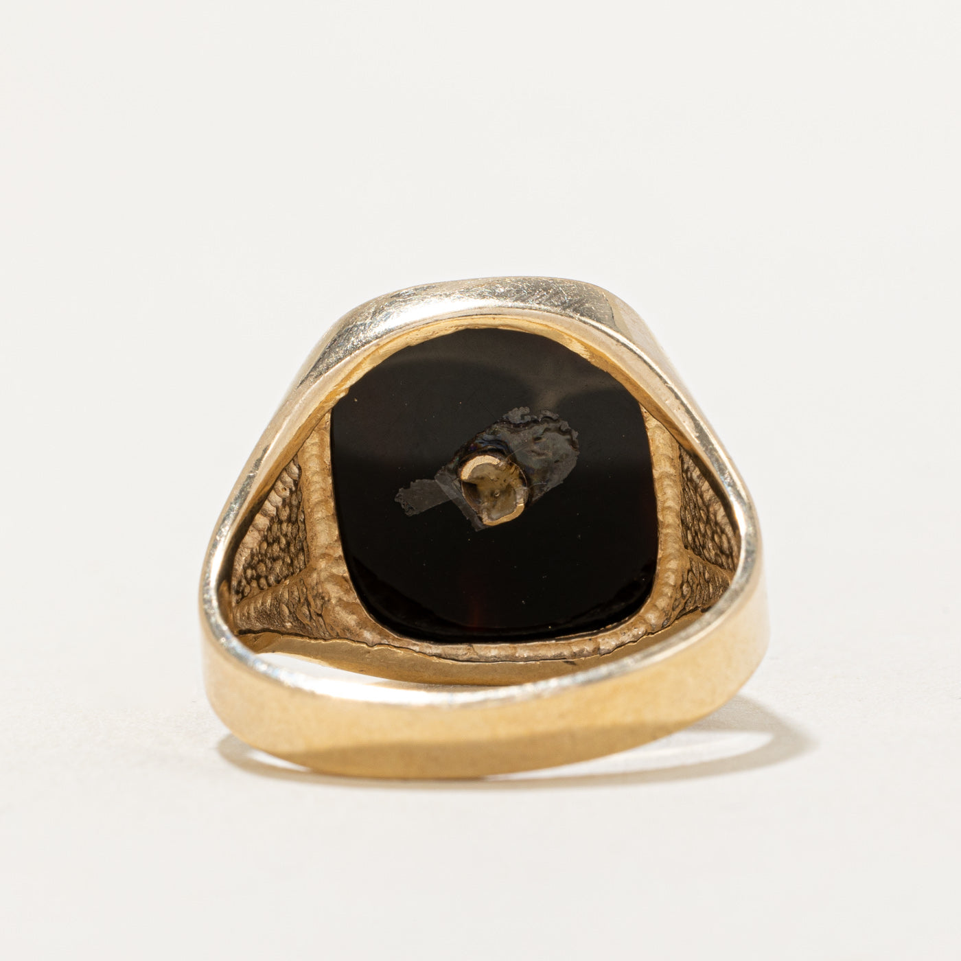 Onyx Horse Portrait Ring | 5.00ct | SZ 10.5 |