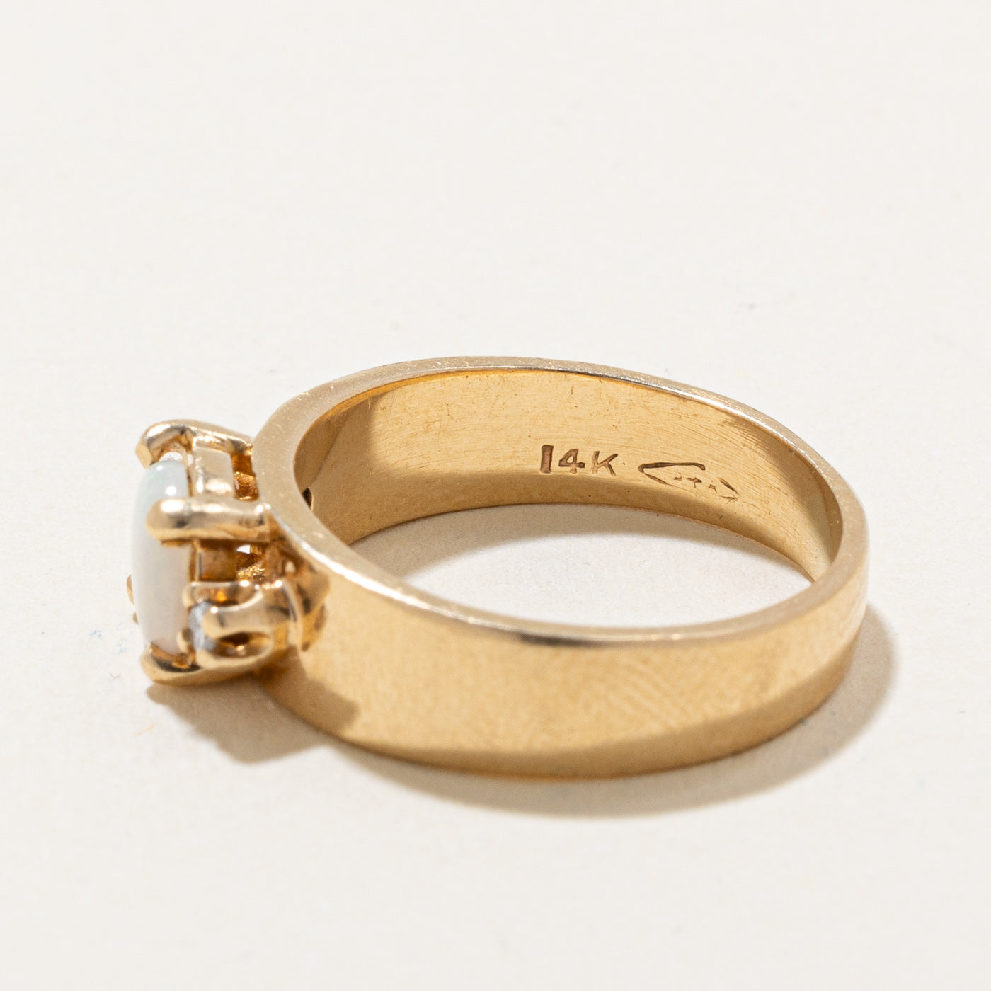 Opal & Diamond Ring | 0.30ct, 0.02ctw | SZ 4.75 |