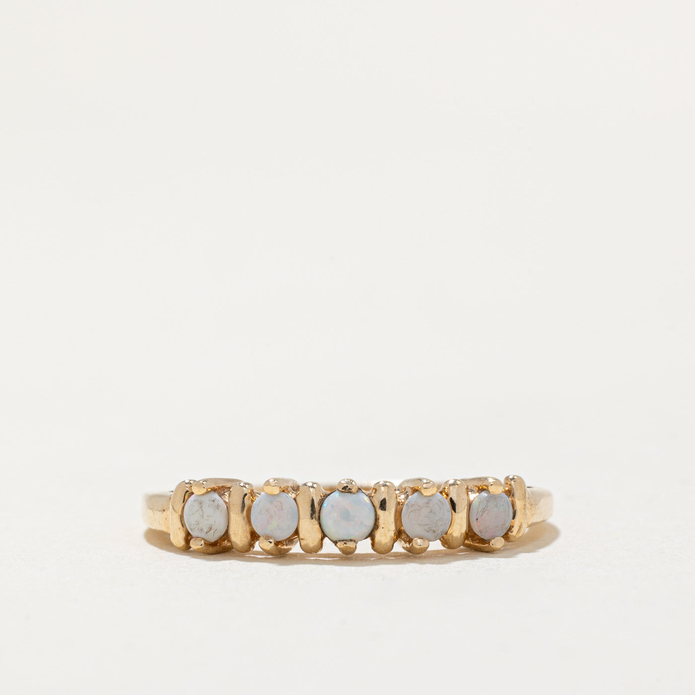 Five Stone Opal Ring | 0.18ctw | SZ 5.75 |