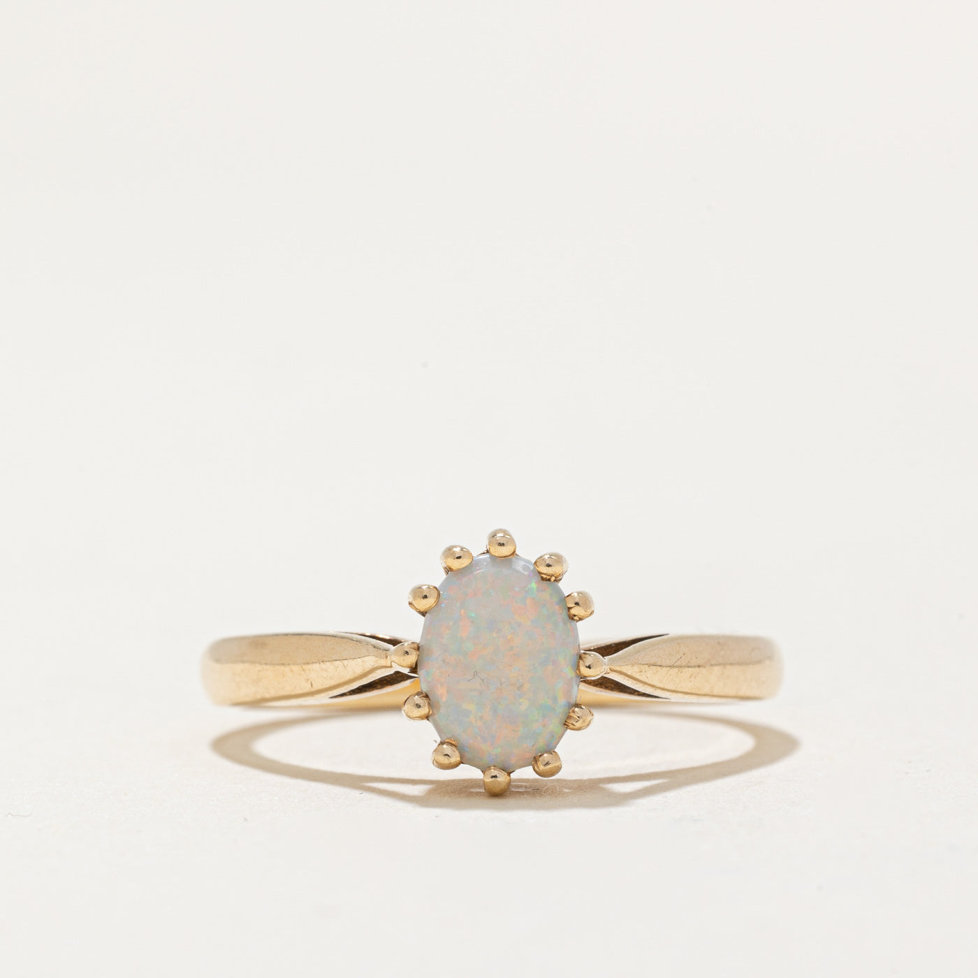 Opal Oval Ring | 0.50ct | SZ 6 |